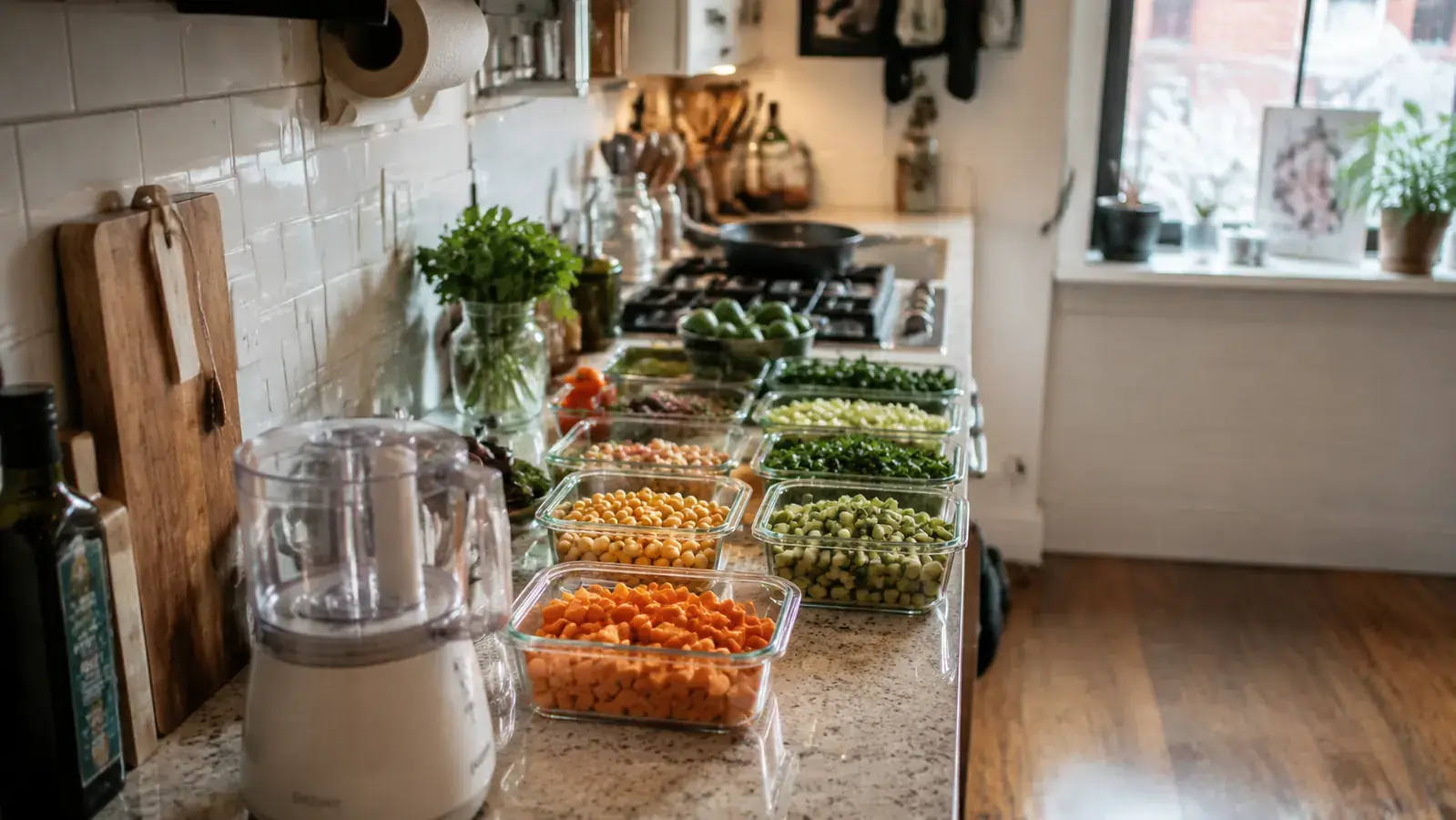 How to Meal Prep Faster Using a Mini Food Processor in a Small Kitchen